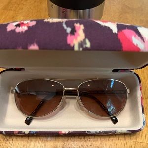 Vera Bradley aviator style sunglasses